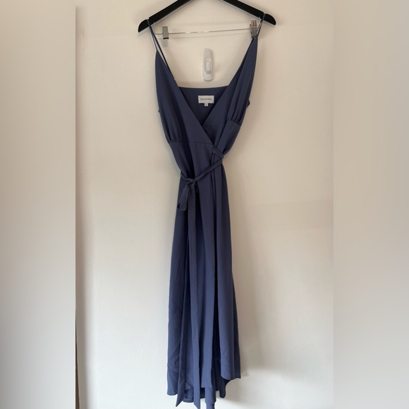 Park and Fifth Bridesmaid Berkeley Wrap Dress in Mauve Size L - Picture 1 of 5